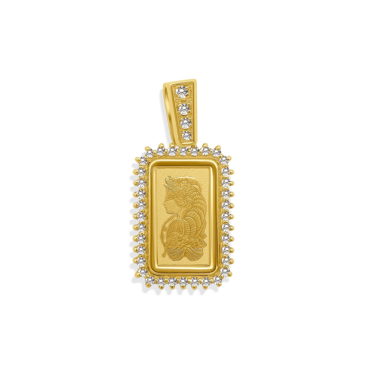 24k Pamp Suisse Pendant - PrettynGoldd