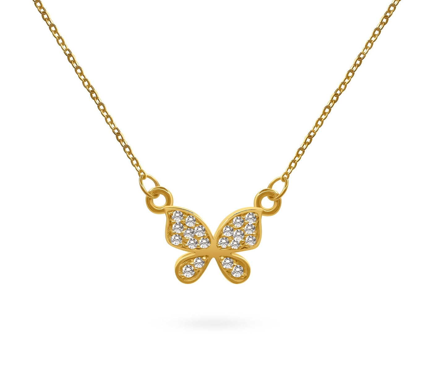 Butterfly Necklace - PrettynGoldd