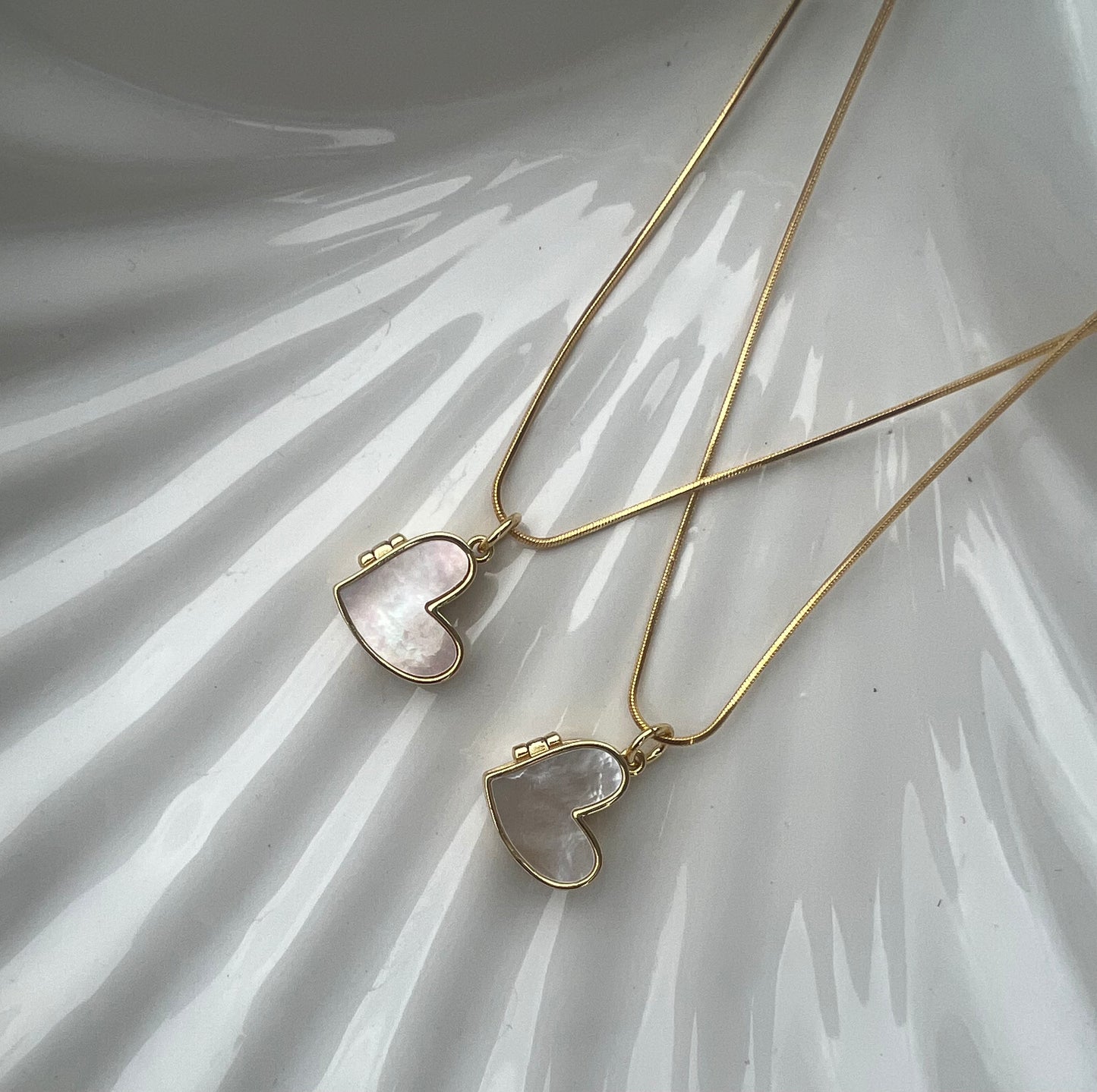Pearl Heart Locket