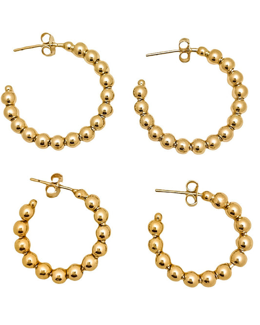 Beaded Earrings - PrettynGoldd