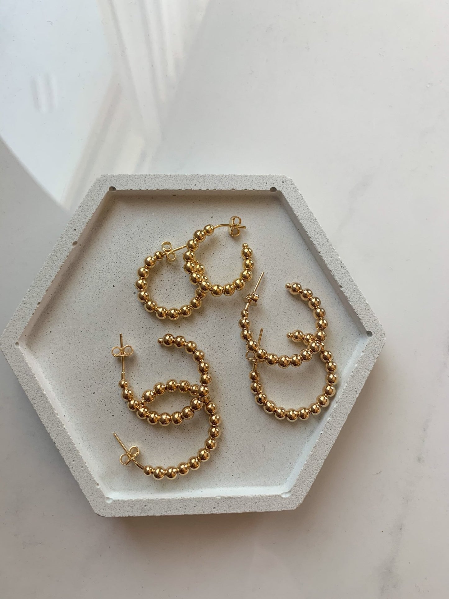 Beaded Earrings - PrettynGoldd