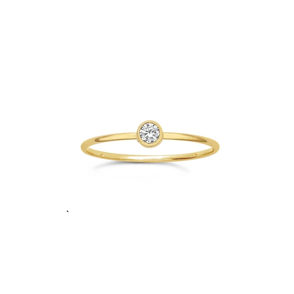 "Bezel" Ring - PrettynGoldd