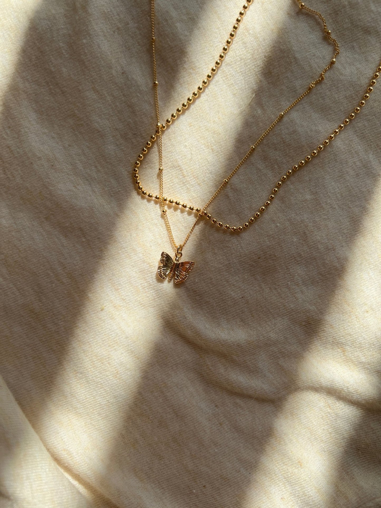 Butterfly Necklace - PrettynGoldd
