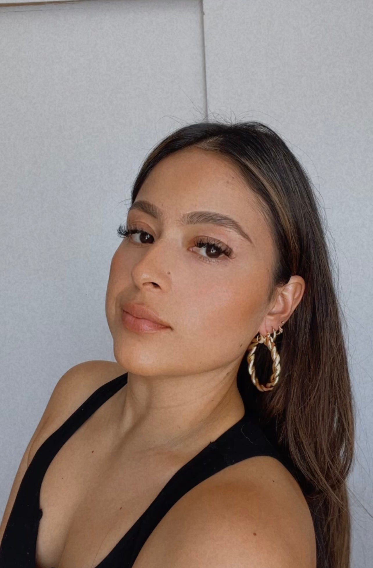 Capri Large Hoops - PrettynGoldd