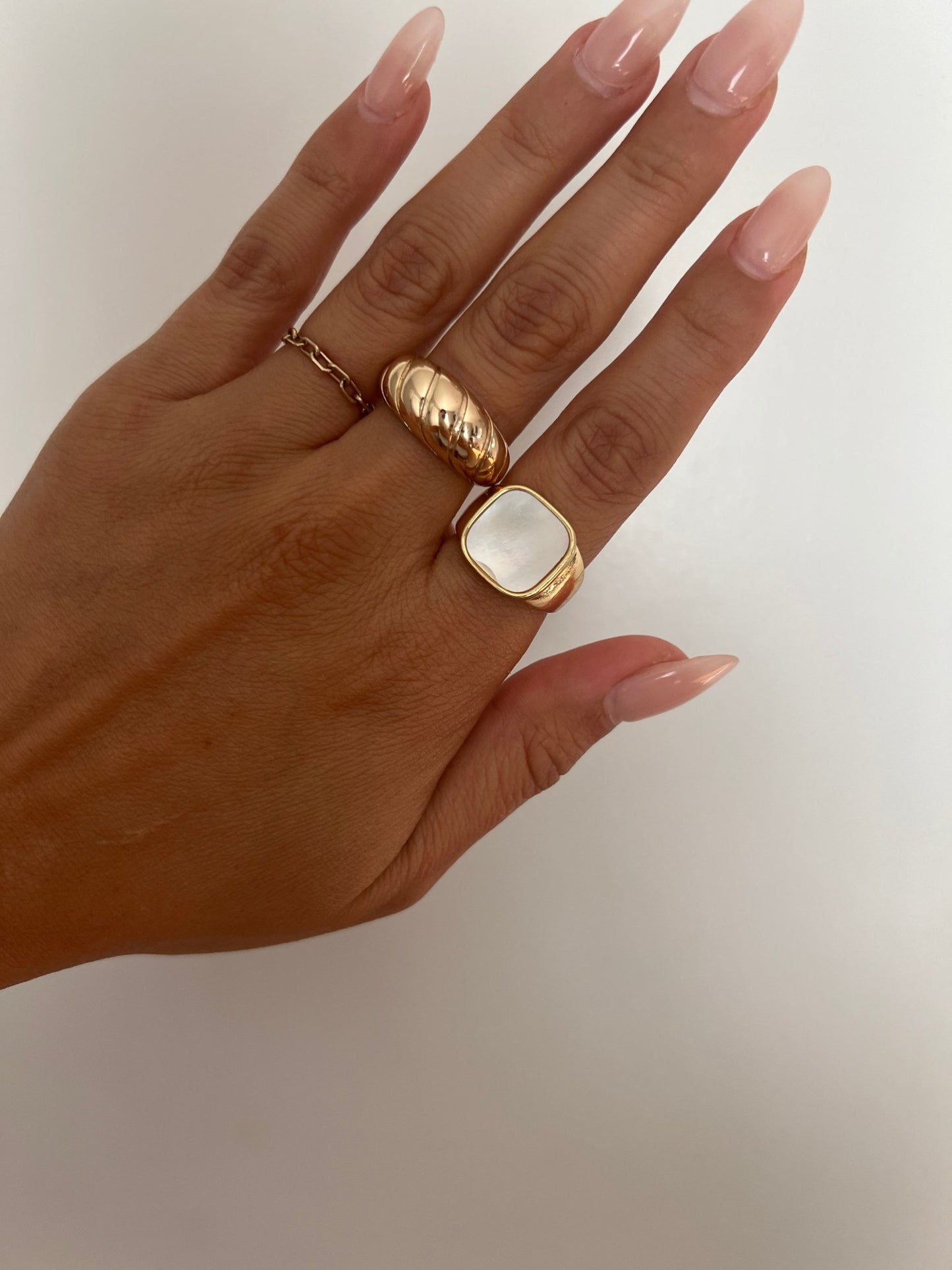 Marble Chunky Ring - PrettynGoldd