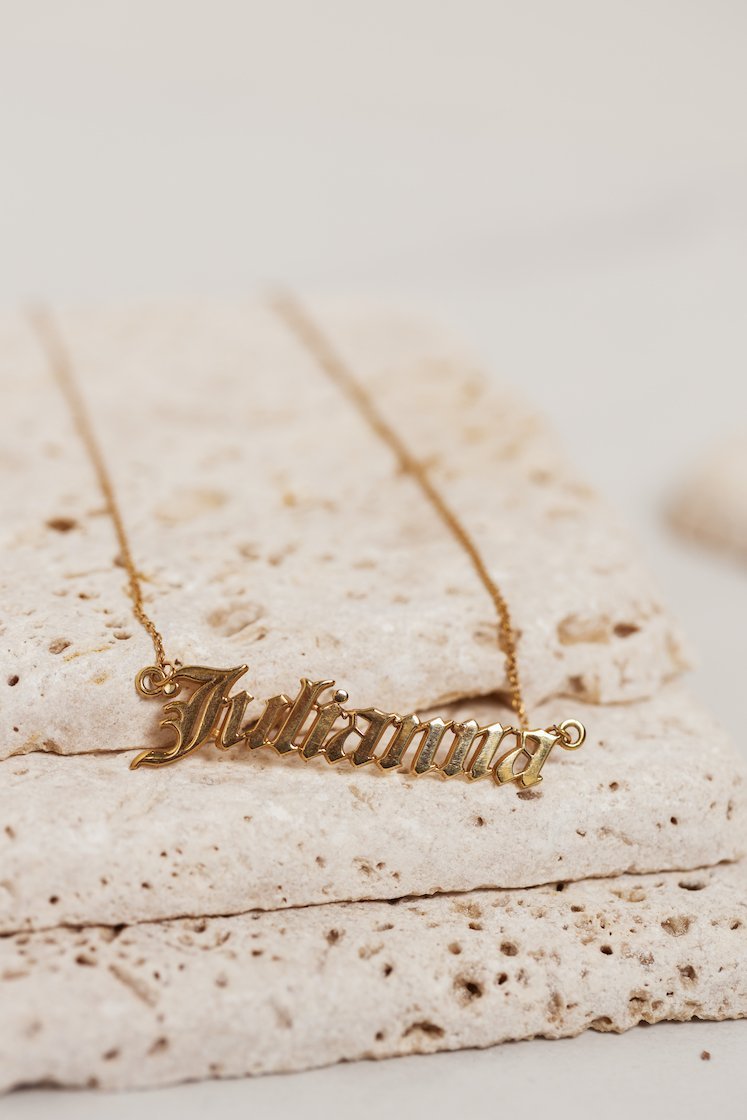 Name Necklace - PrettynGoldd