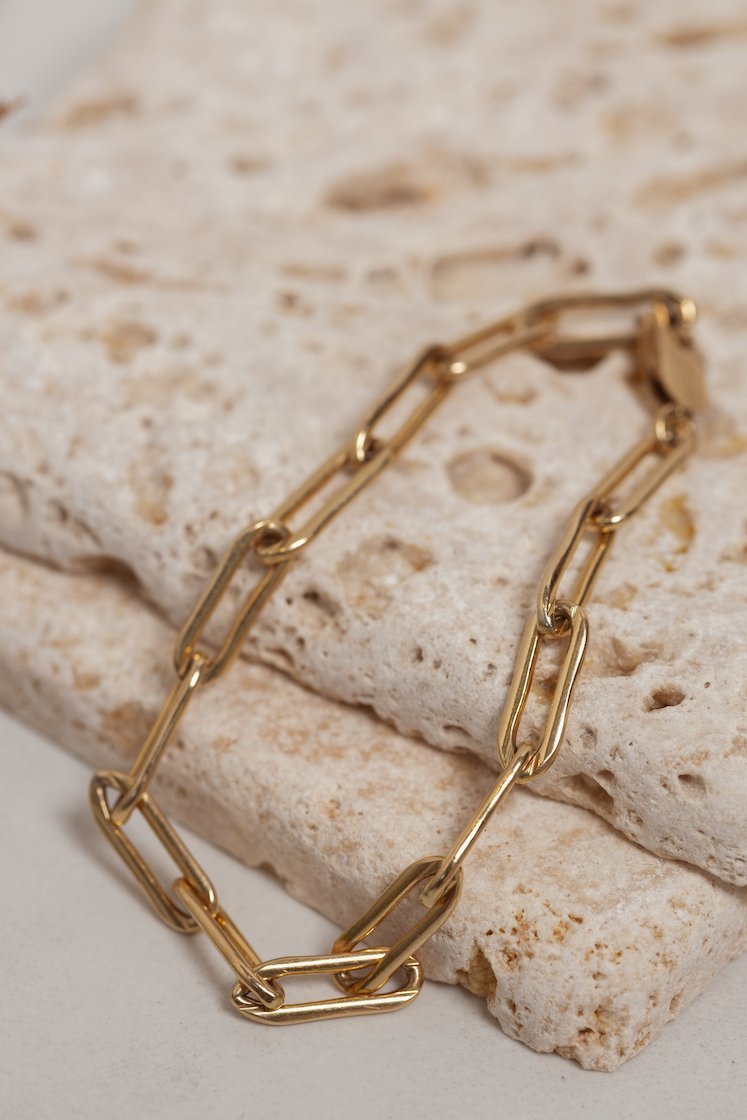 Paperclip Bracelet - PrettynGoldd