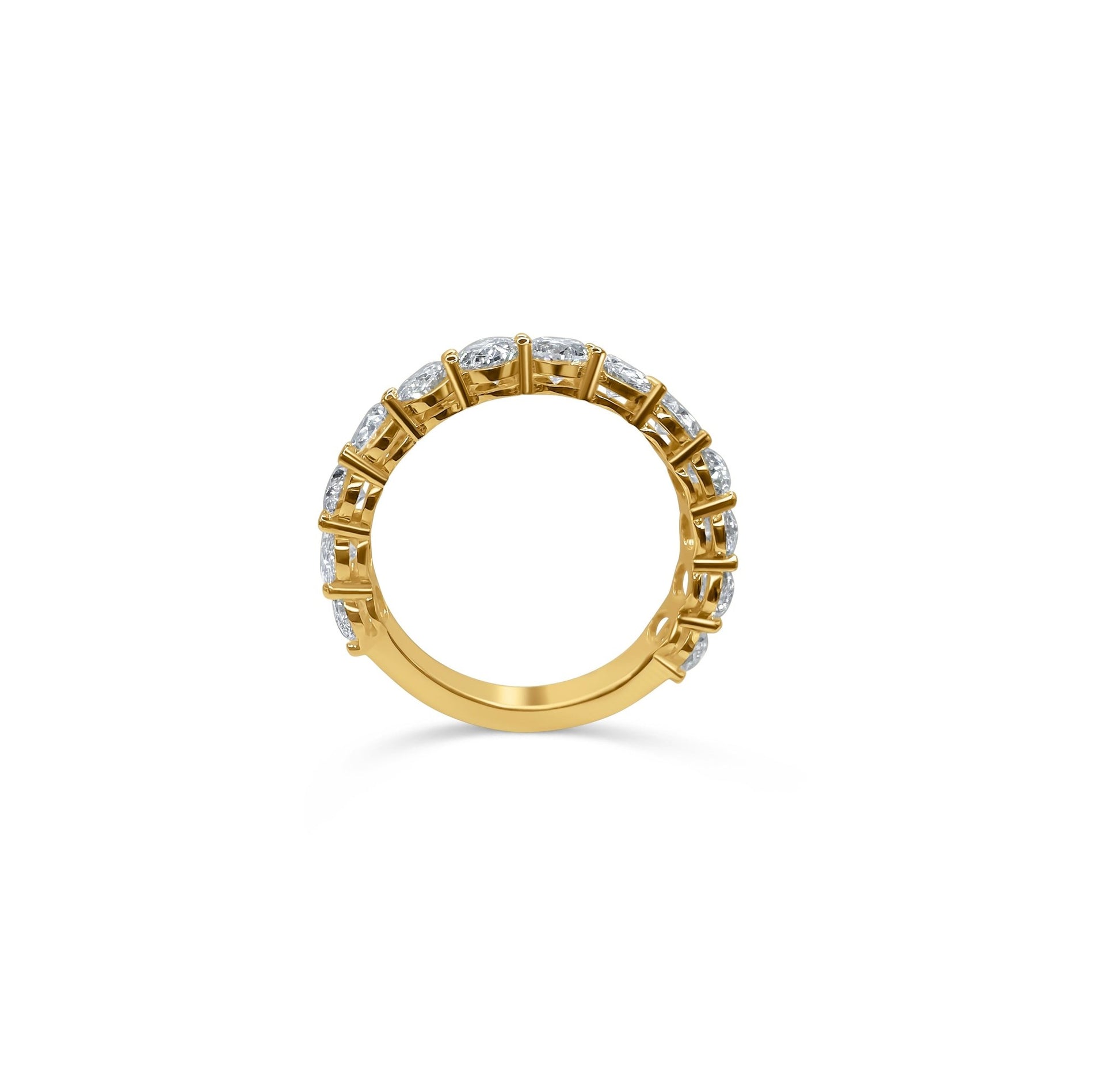 3/4 Oval Eternity Band - PrettynGoldd