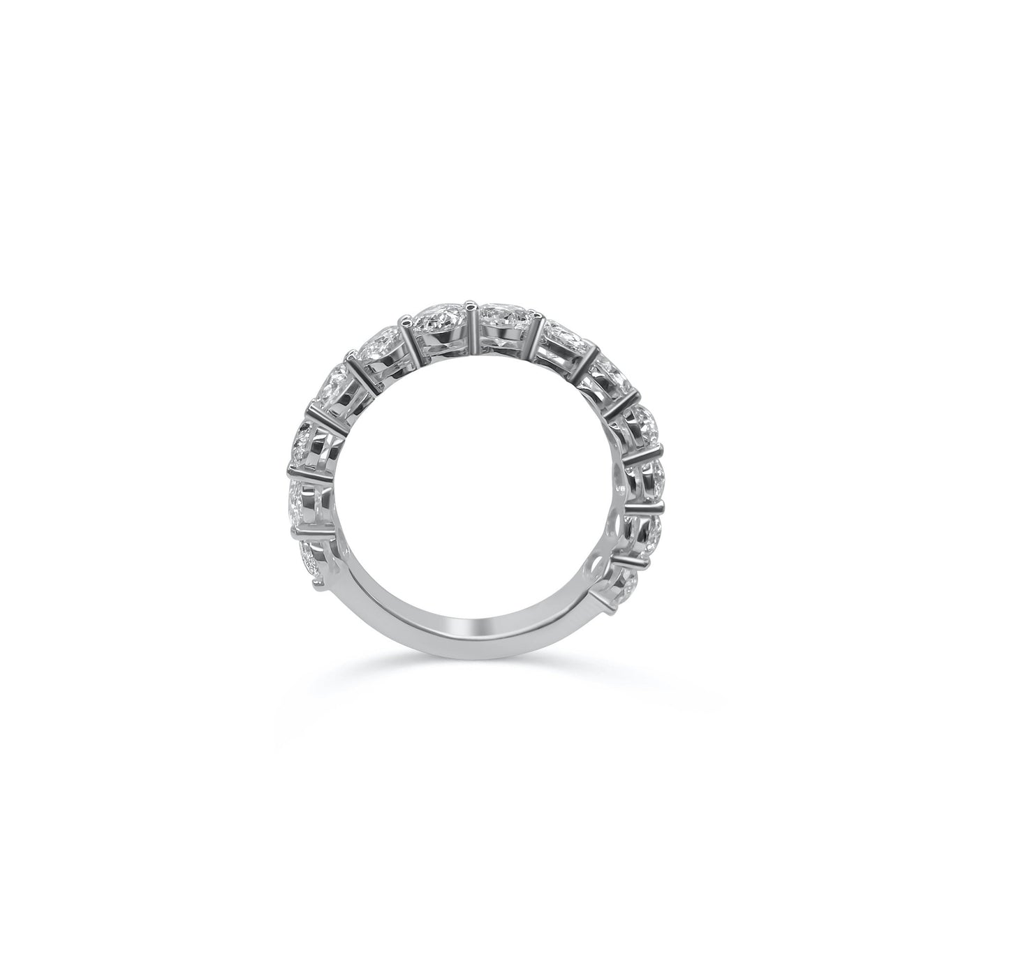 3/4 Oval Eternity Band - PrettynGoldd