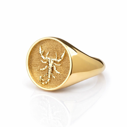 Scorpion Signet Ring