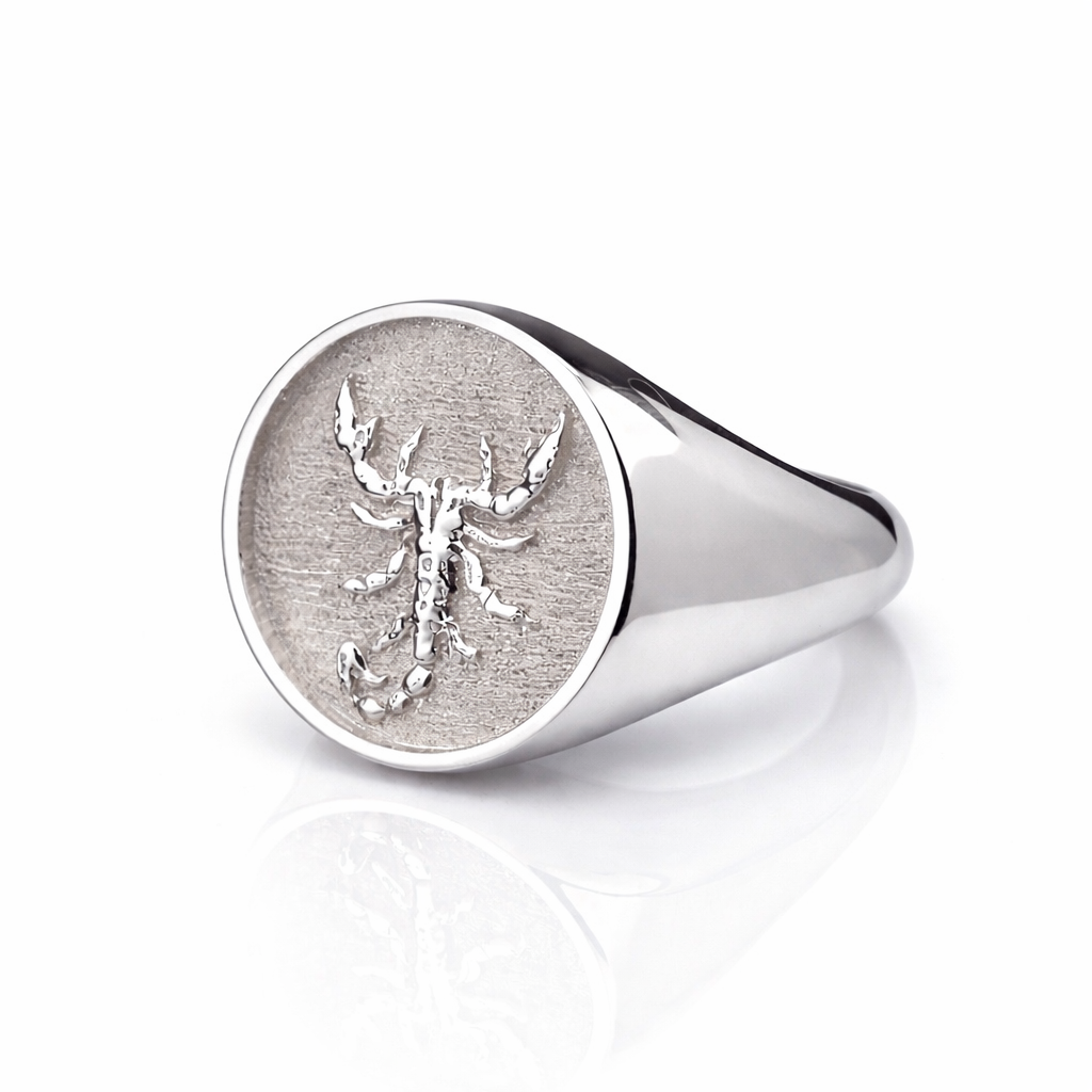 Scorpion Signet Ring