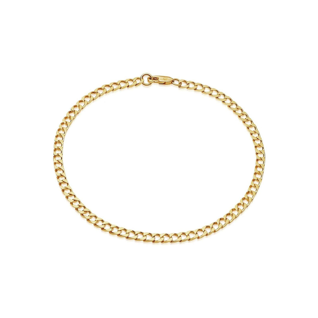 Curb Chain Anklet - PrettynGoldd