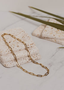 Paperclip Necklace - PrettynGoldd