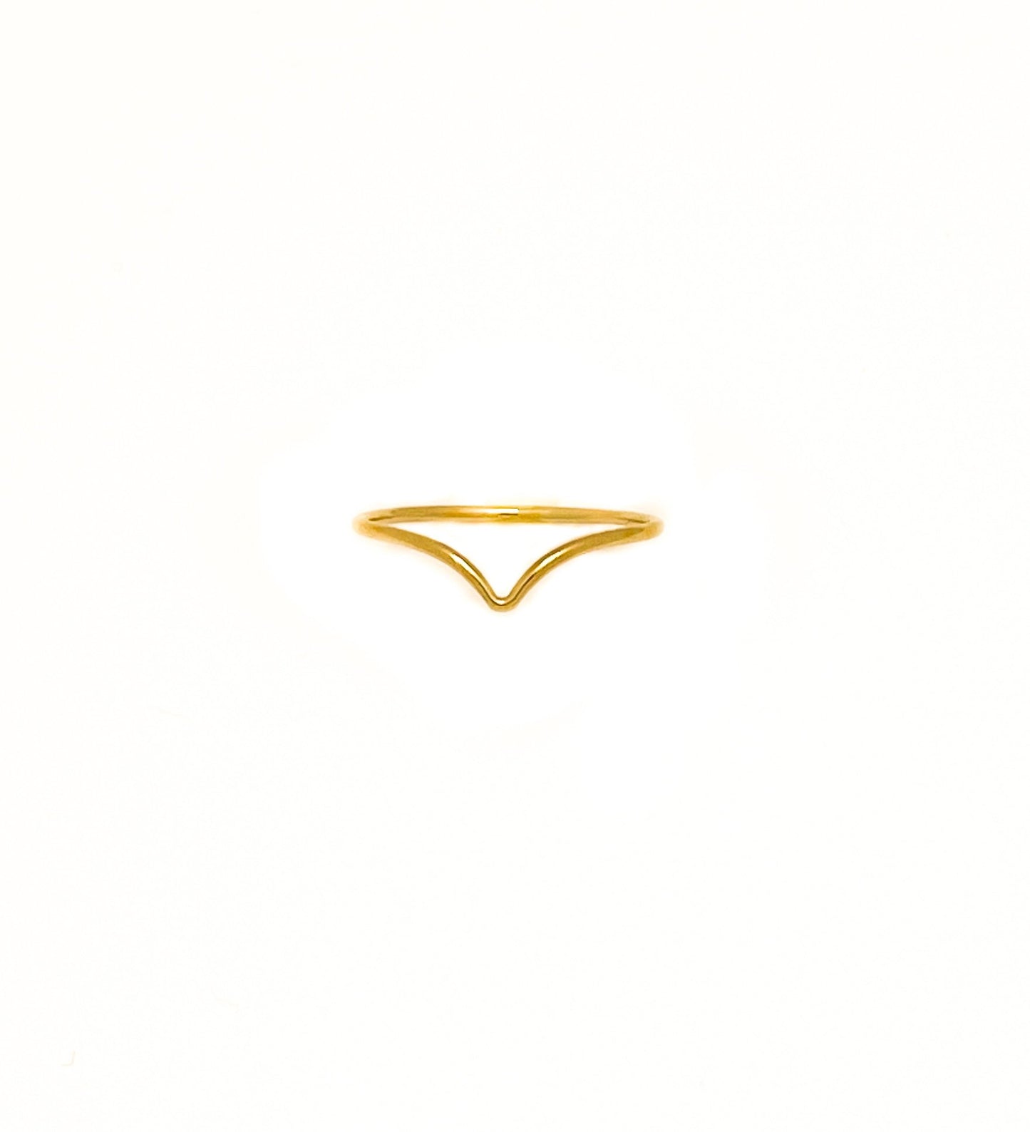 The "V" Ring - PrettynGoldd