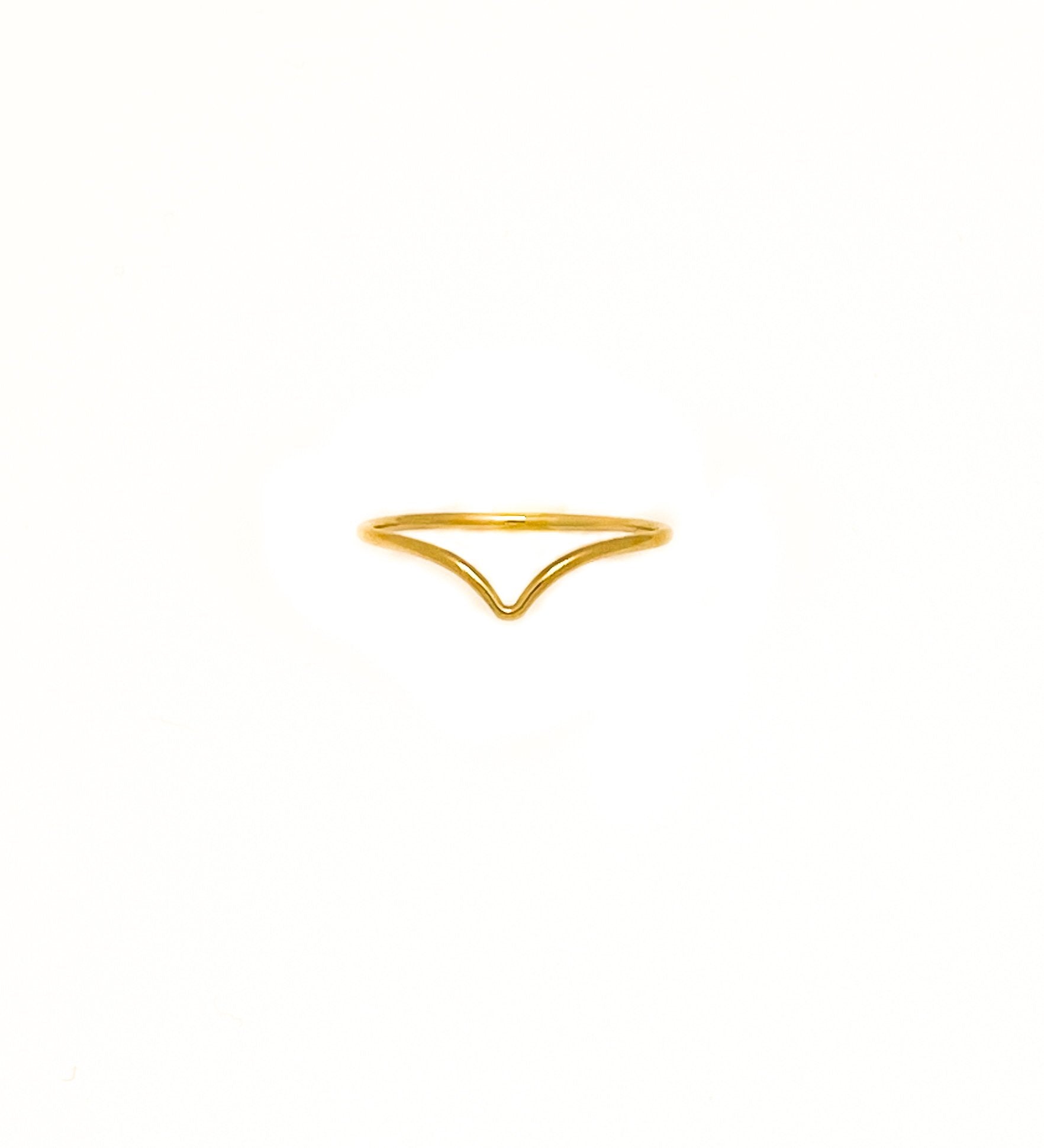 The "V" Ring - PrettynGoldd